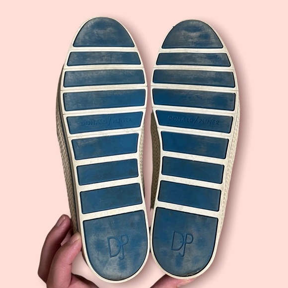 Donald J. Pliner Shoes Palm Slip On Suede Sneakers Blue Size 8 - Picture 6 of 7